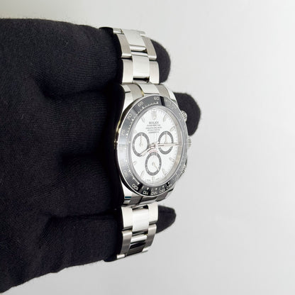 Rolex Daytona 40mm White Dial Watch Ref# 126500LN