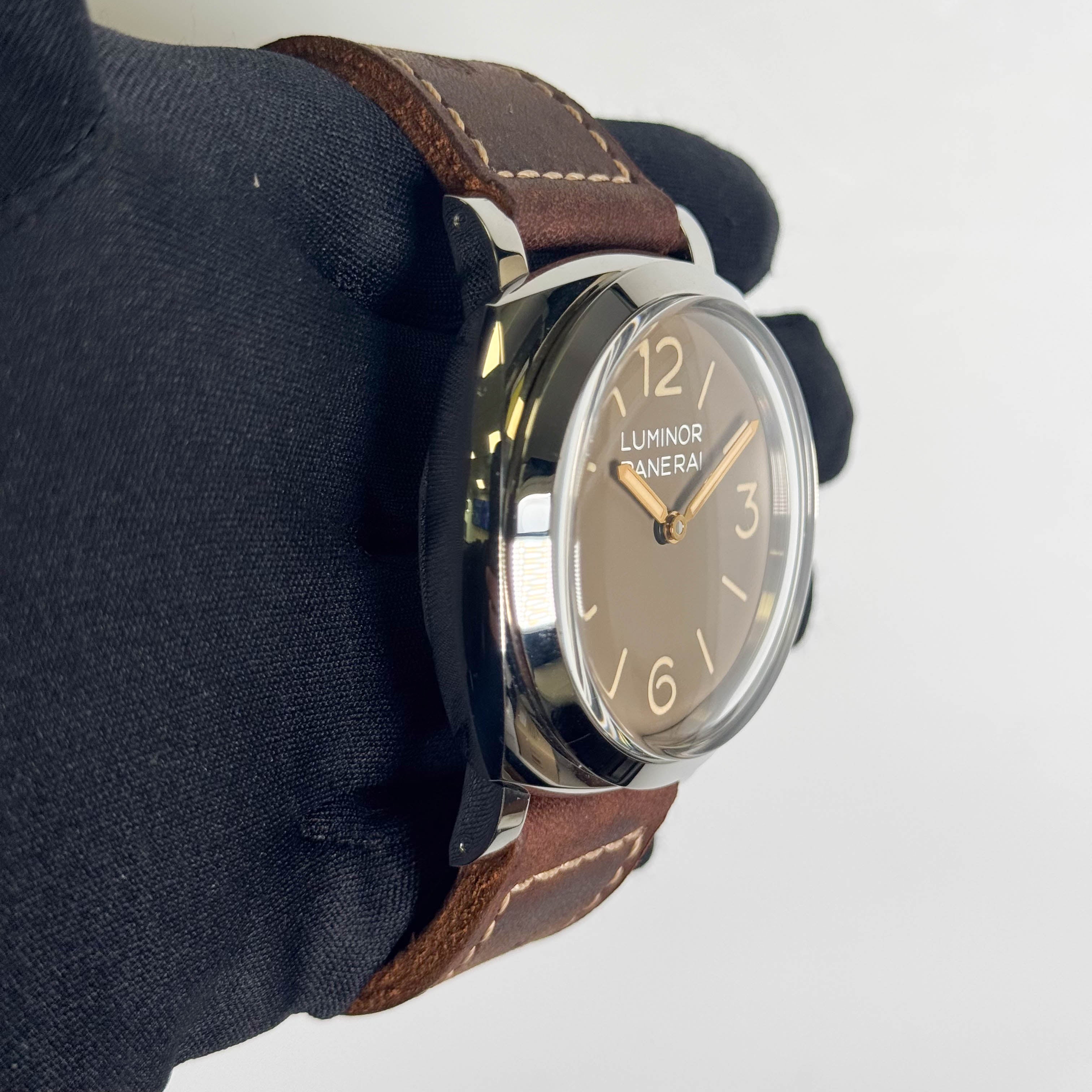 Panerai Luminor 47mm Brown Dial Watch Ref# PAM00663