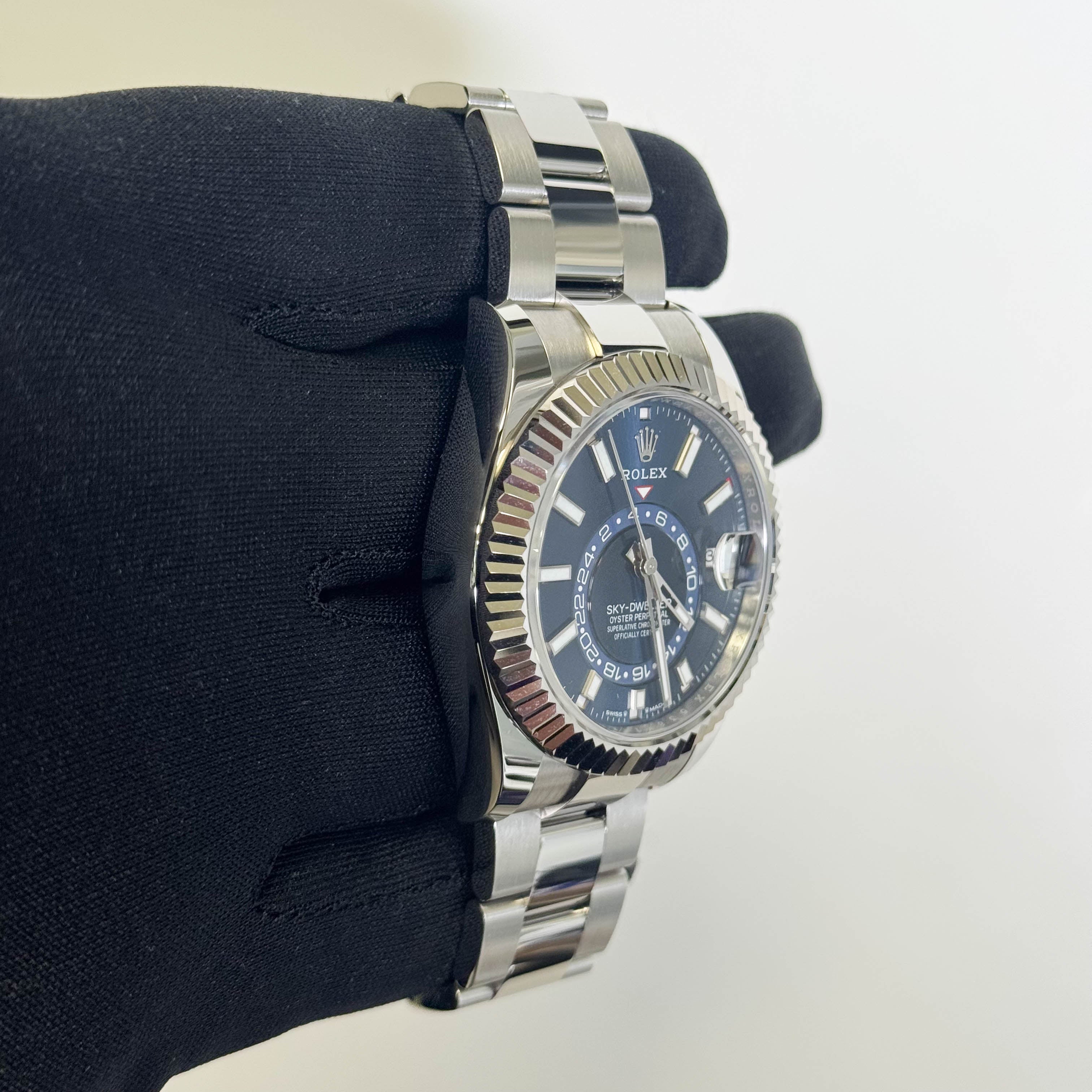 Rolex Sky-Dweller 42mm Blue Dial Watch Ref# 336934