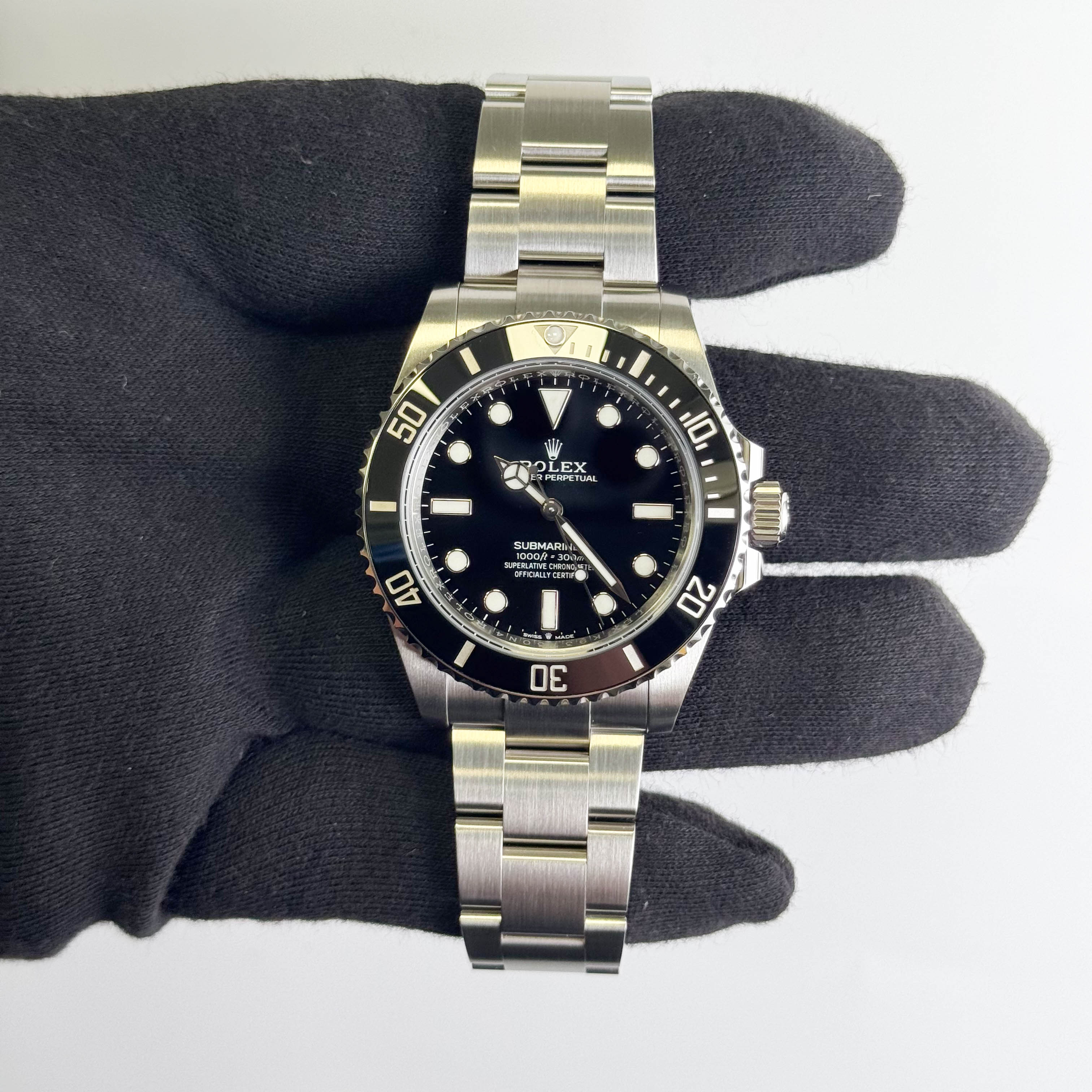 Rolex Submariner 41mm Black Dial Watch Ref# 124060