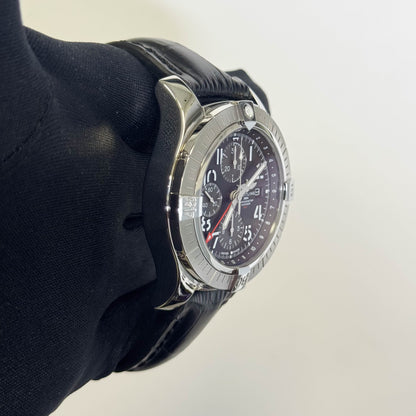 Breitling Avenger 45mm Black Dial Watch Ref# A24315