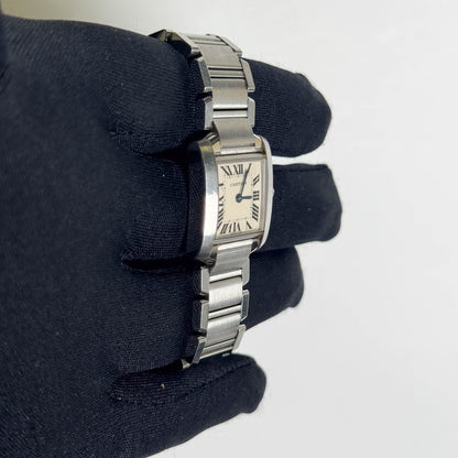 Cartier Tank 20mm Ivory Dial Watch Ref# W51008Q3 - Happy Jewelers Fine Jewelry Lifetime Warranty