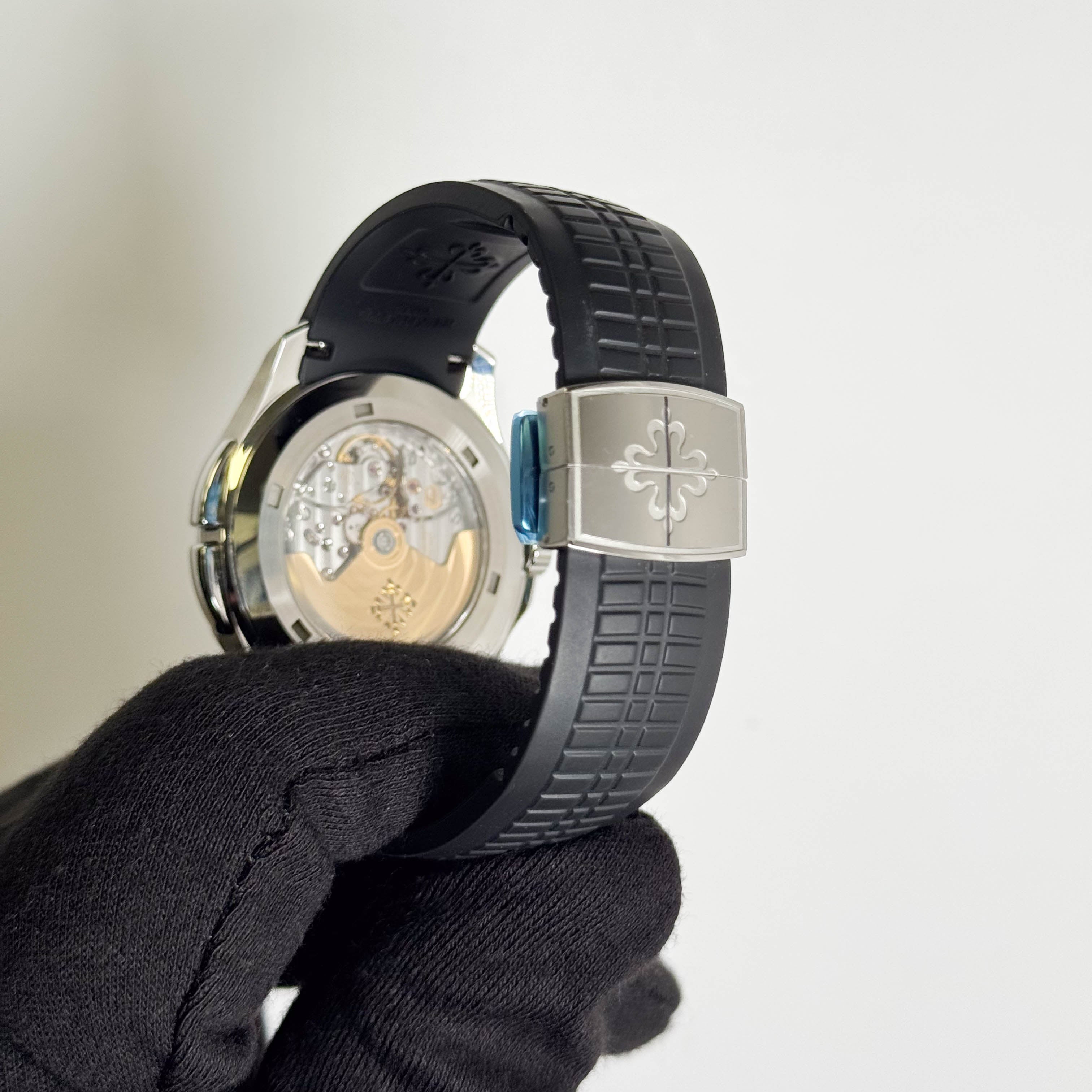 Patek Philippe Aquanaut 40mm Black Dial Watch Ref# 5164A-001