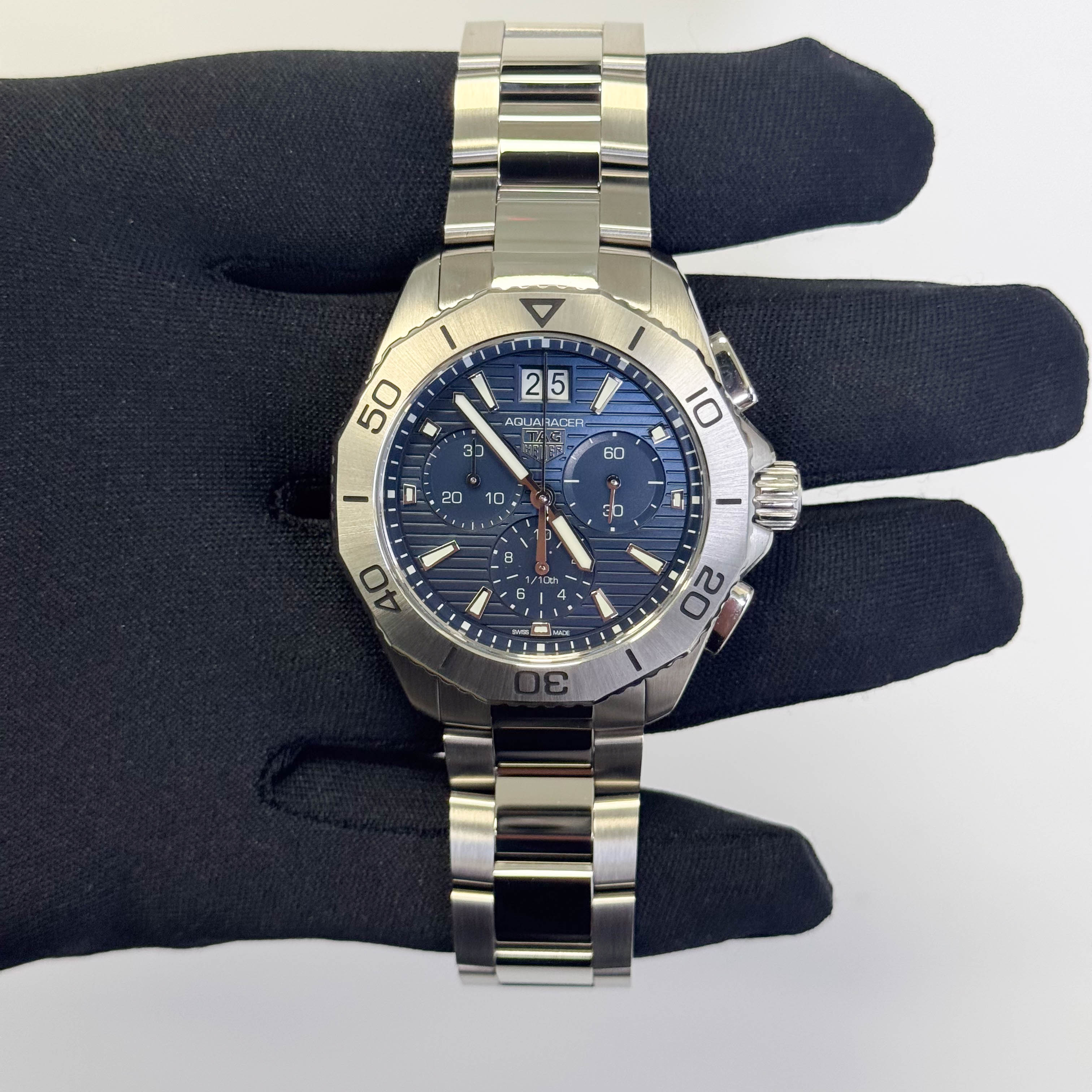 Tag Heuer Aquaracer 40mm Blue Dial Watch Ref# CBP1113.BA0627