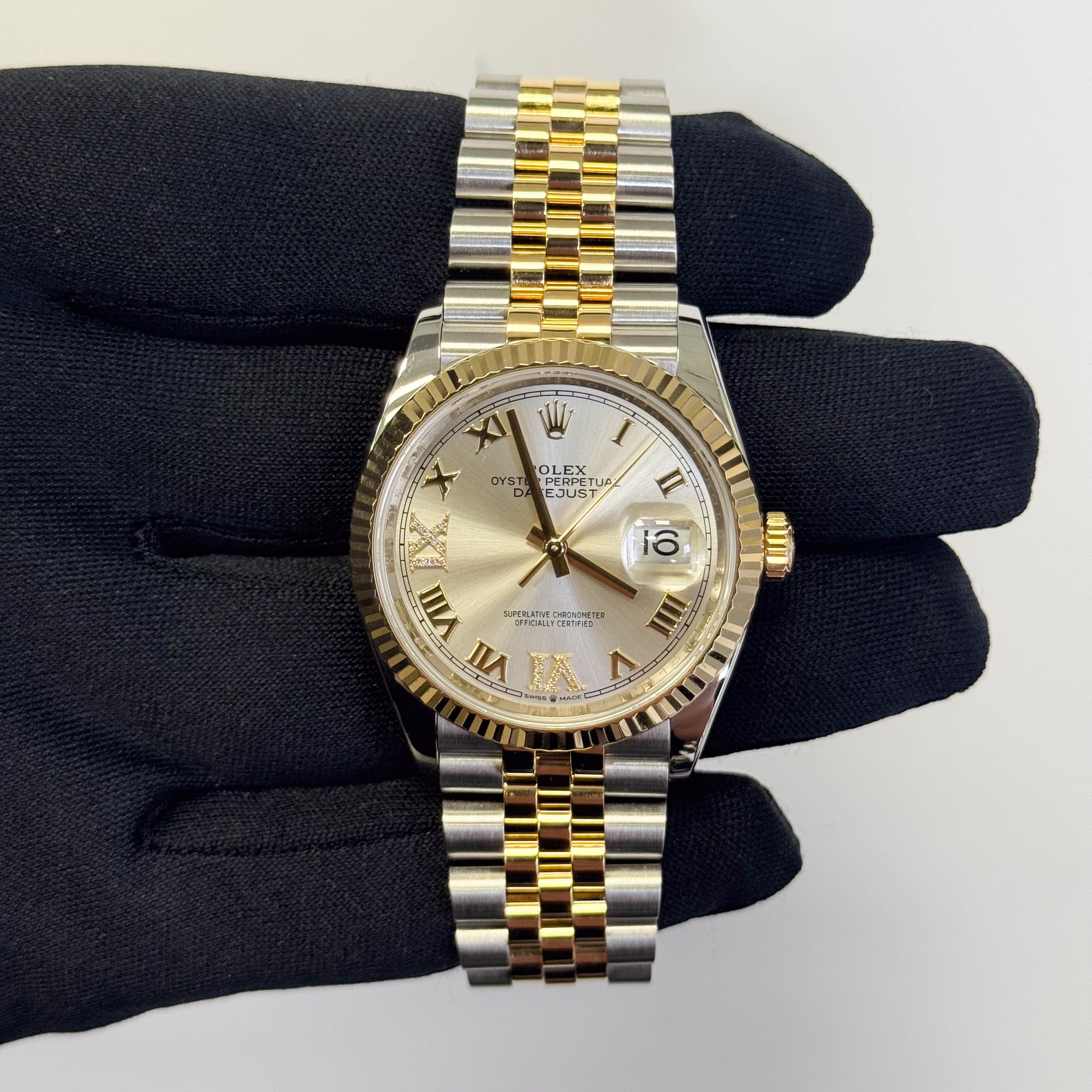 Rolex Datejust 36mm Silver Dial Watch Ref# 126233