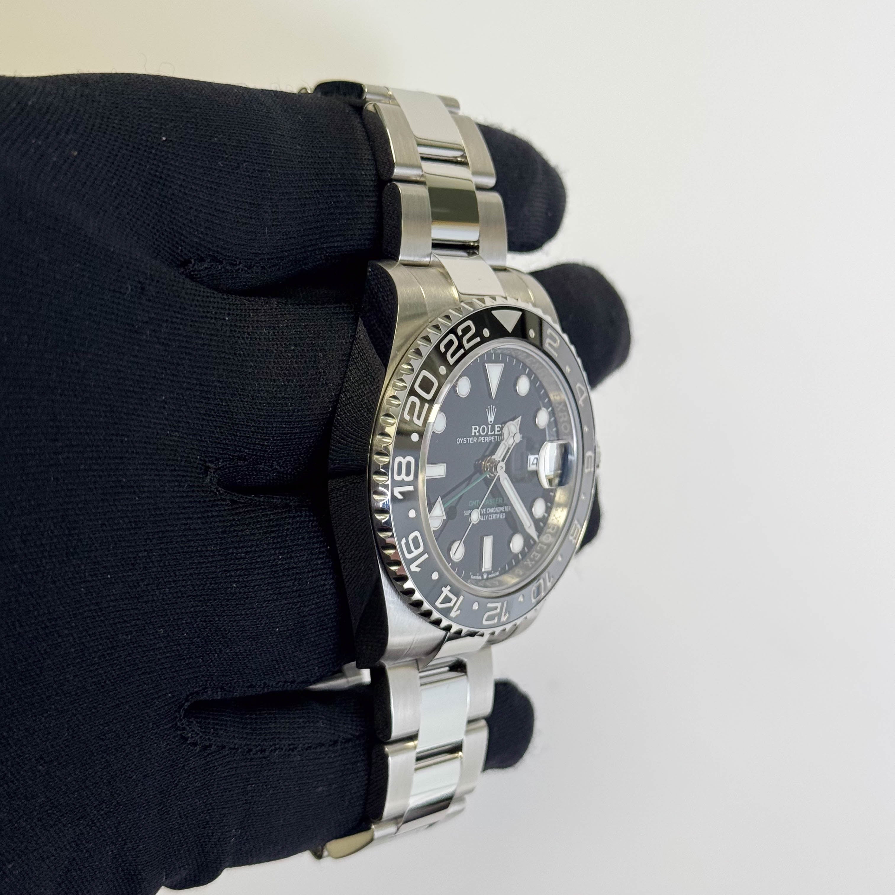 Rolex GMT-Master II 40mm Black Dial Ref# 126710GRNR