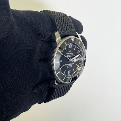 Breitling Superocean 42mm Black Dial Watch Ref# AB2010