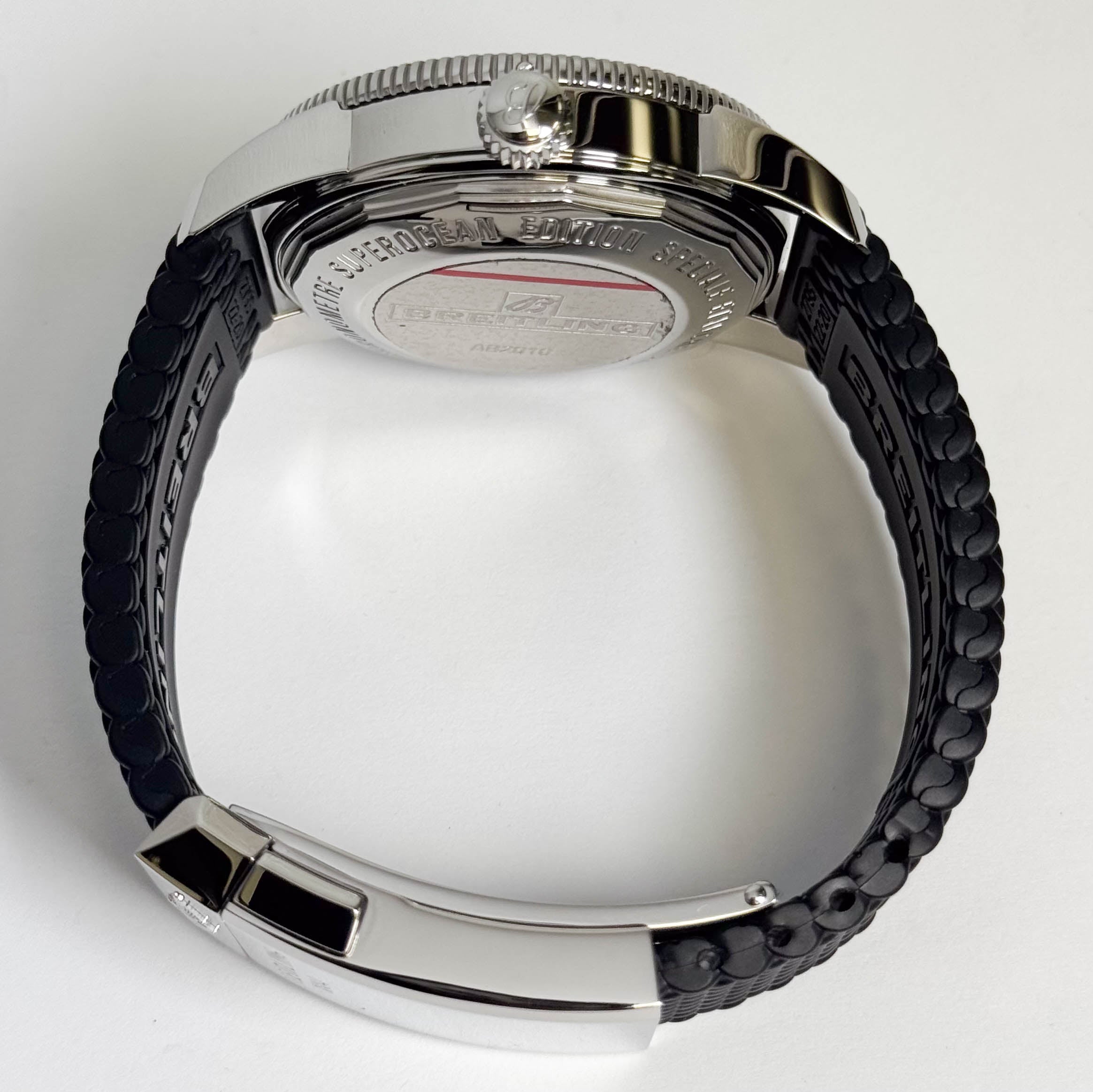 Breitling Superocean 42mm Black Dial Watch Ref# AB2010