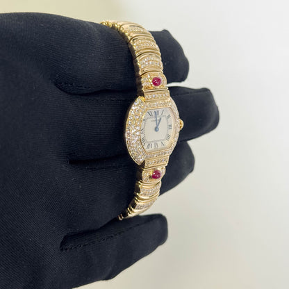 Cartier Ellipse 28mm x 12mm White Dial Watch