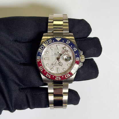 Rolex GMT-Master II 40mm Meteorite Dial Watch Ref# 126719BLRO