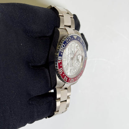 Rolex GMT-Master II 40mm Meteorite Dial Watch Ref# 126719BLRO