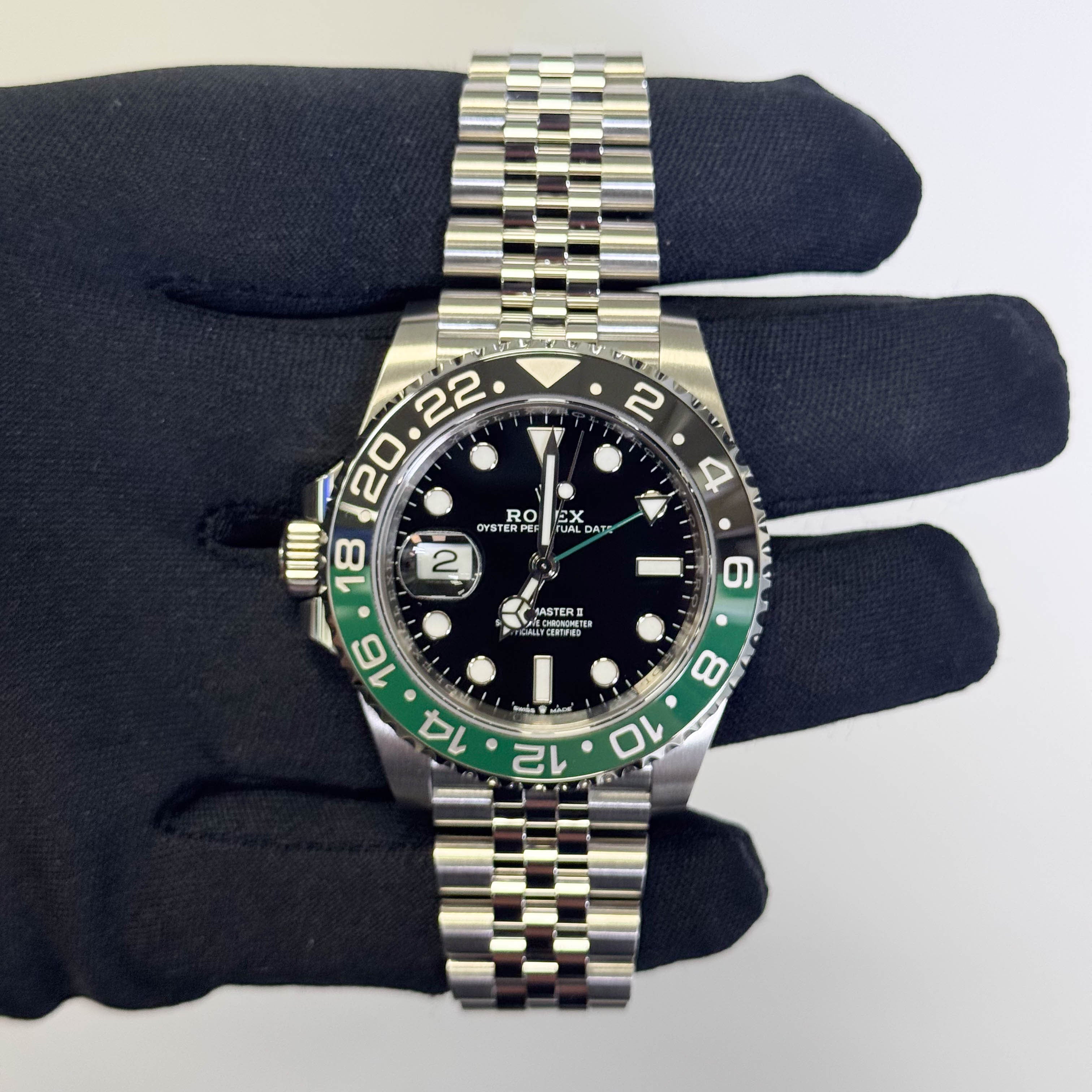 Rolex GMT-Master II 40mm Black Dial Watch Ref# 126720VTNR