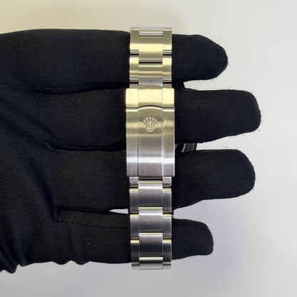 Rolex Oyster Perpetual 41mm Green Dial Watch Ref# 124300