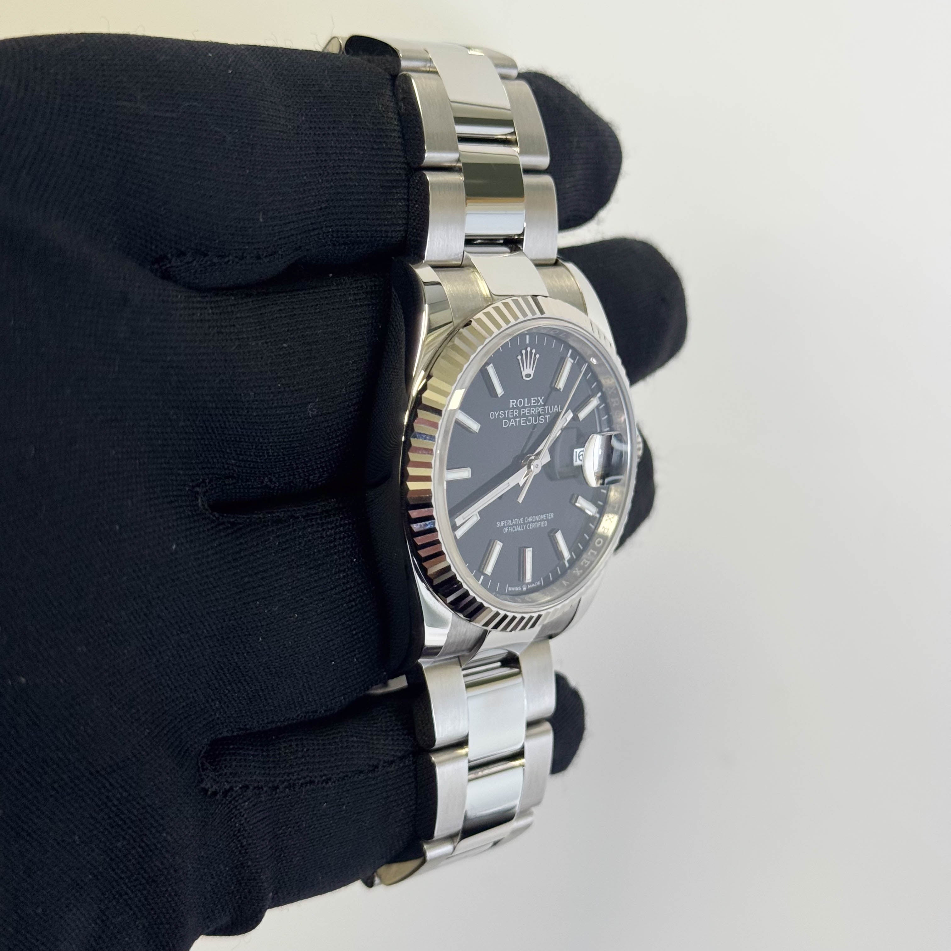 Rolex Datejust 36mm Black Dial Watch Ref# 126234