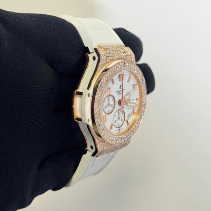 Hublot Big Bang 41mm White Dial Watch Ref# 341.PE.230.RW.114