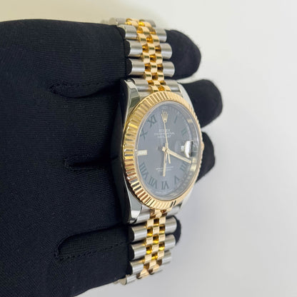 Rolex Datejust 41mm Wimbledon Dial Watch Ref# 126333