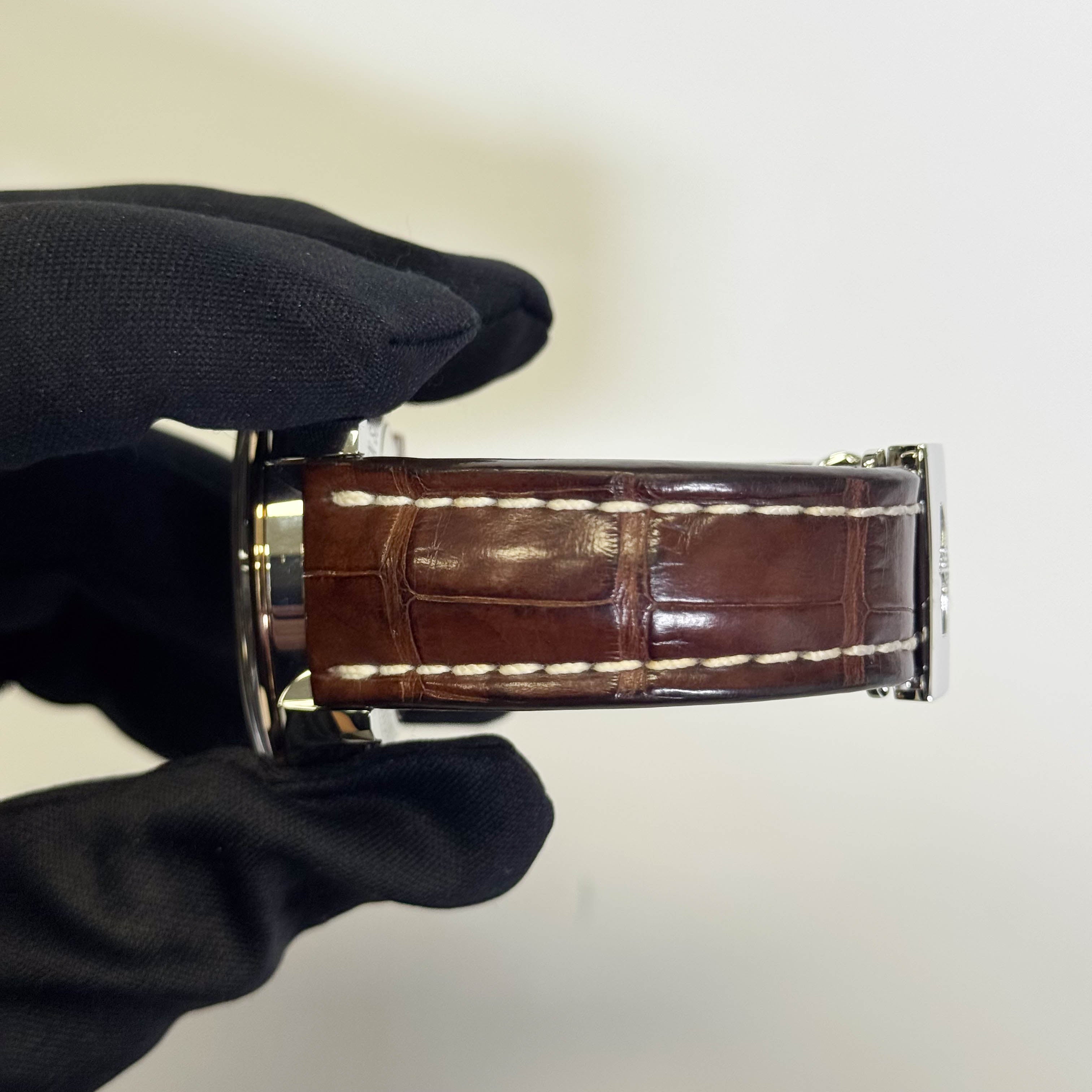 Breitling Transocean 43mm Brown Dial Watch Ref# UB015212/Q594-108W