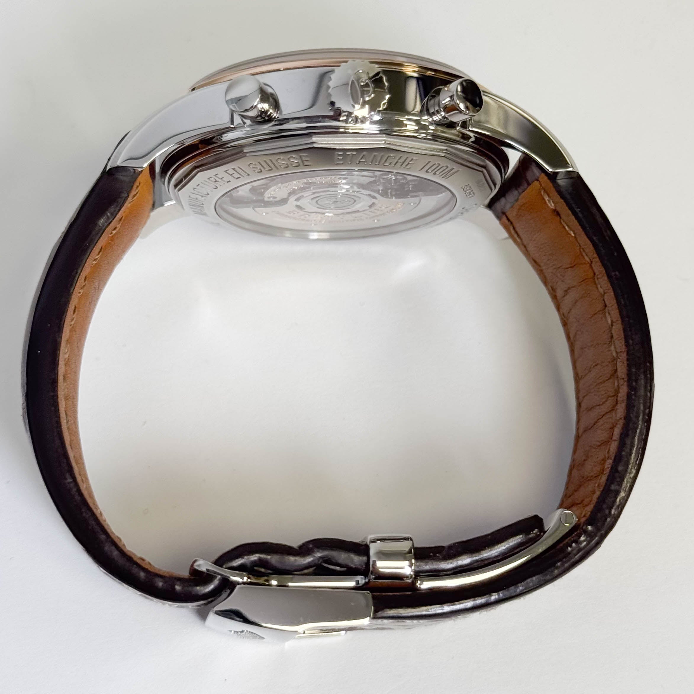 Breitling Transocean 43mm Brown Dial Watch Ref# UB015212/Q594-108W