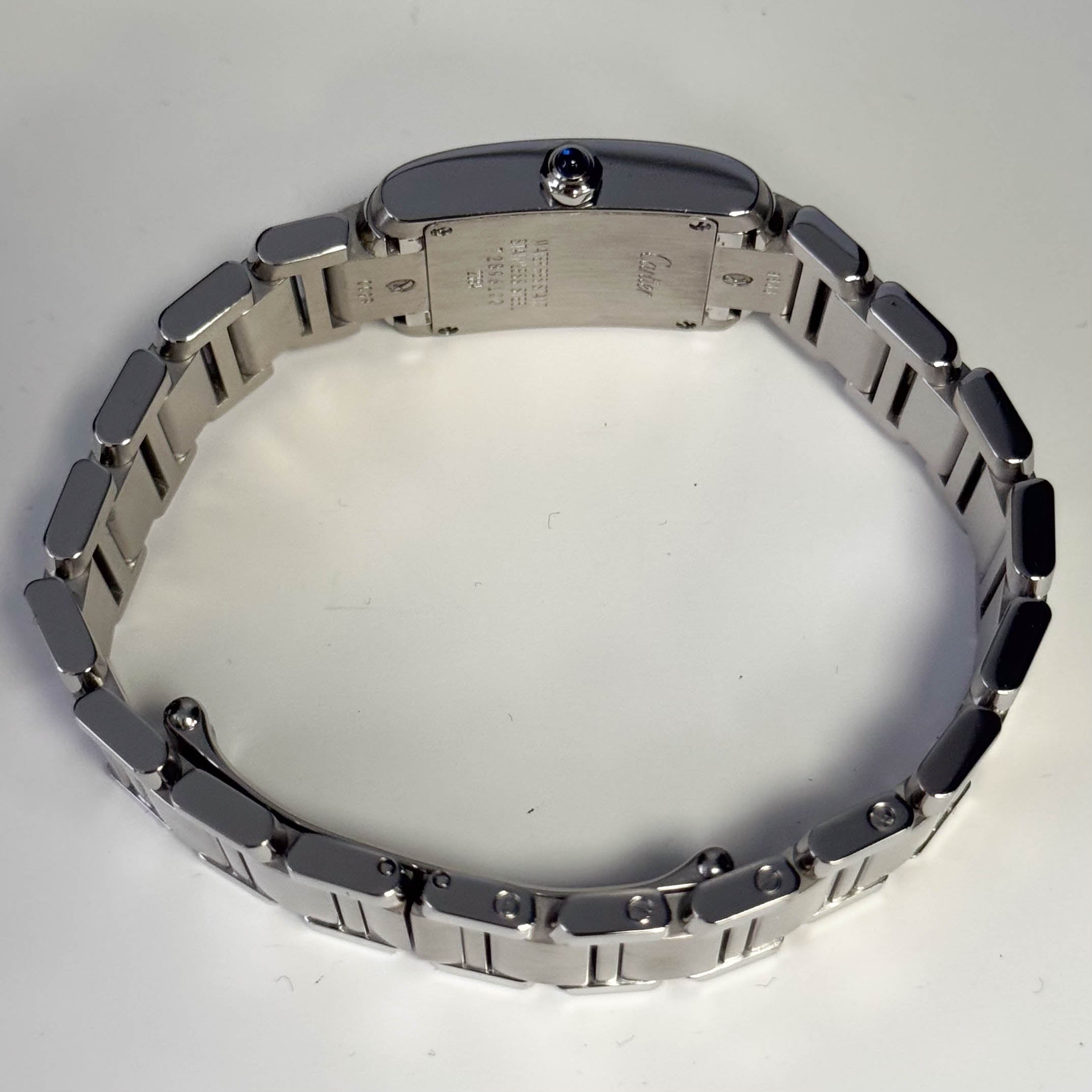 Cartier Tank 20mm Ivory Dial Watch Ref# W51008Q3