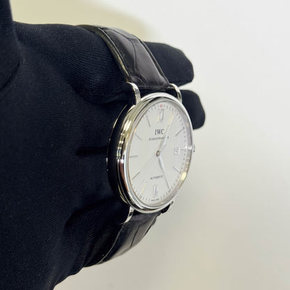 IWC Portofino 40mm Silver Dial Watch Ref# IW356501 - Happy Jewelers Fine Jewelry Lifetime Warranty