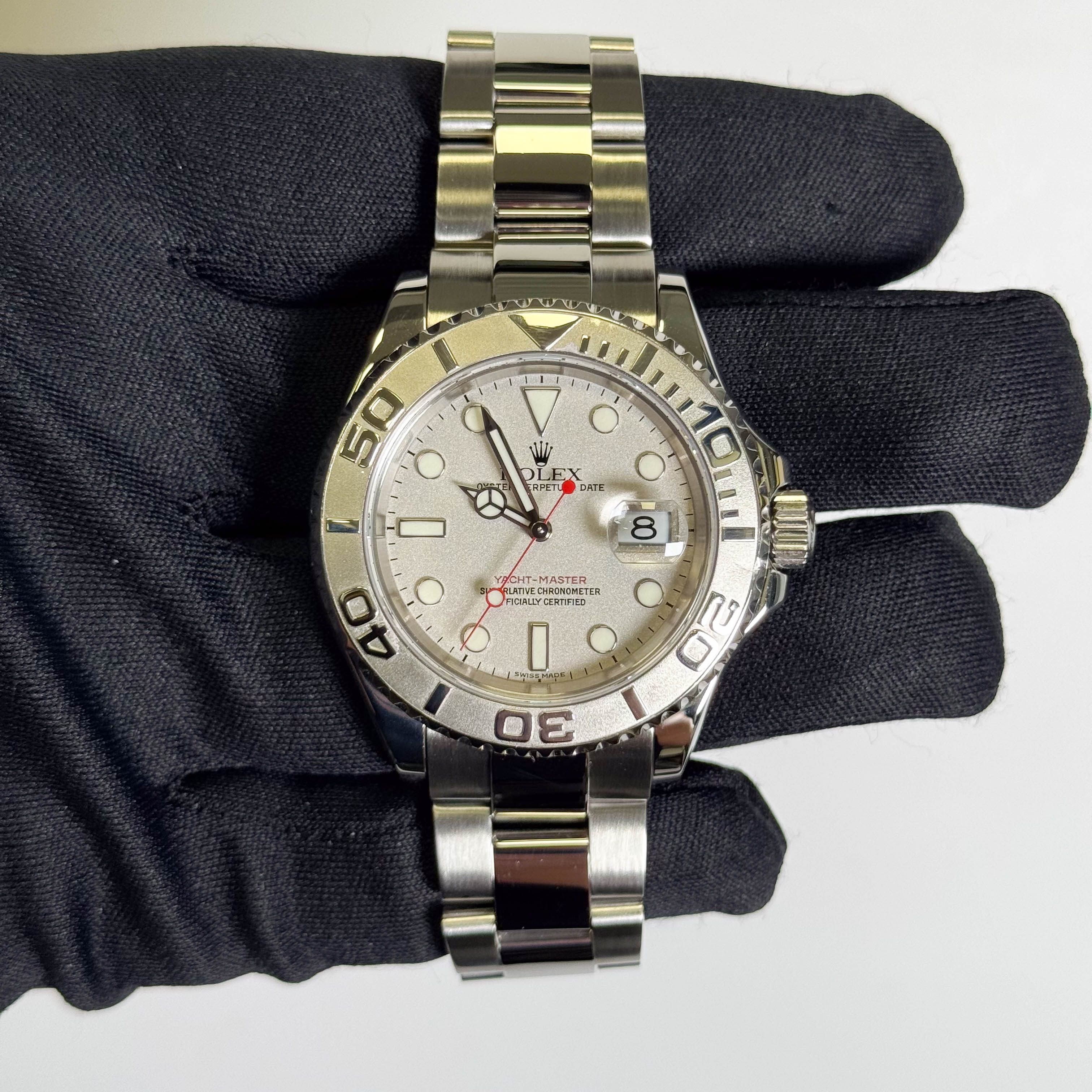 Rolex Yacht-Master 40mm Silver Dial Watch Ref# 116622