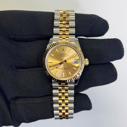 Rolex Datejust 31mm Champagne Dial Watch Ref# 278273