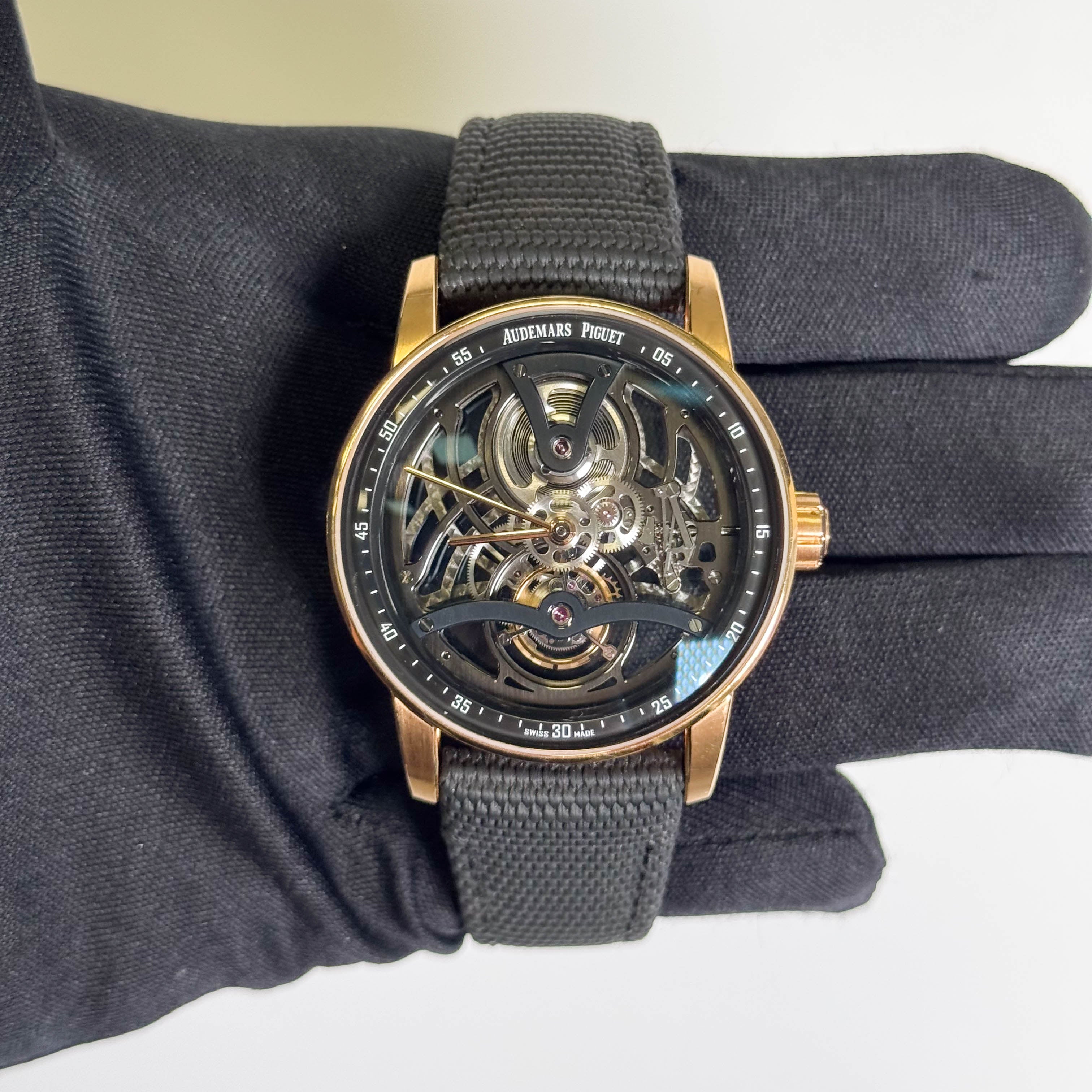 Audemars Piguet CODE 11.59 41mm Openwork Dial Watch Ref# 26600OR