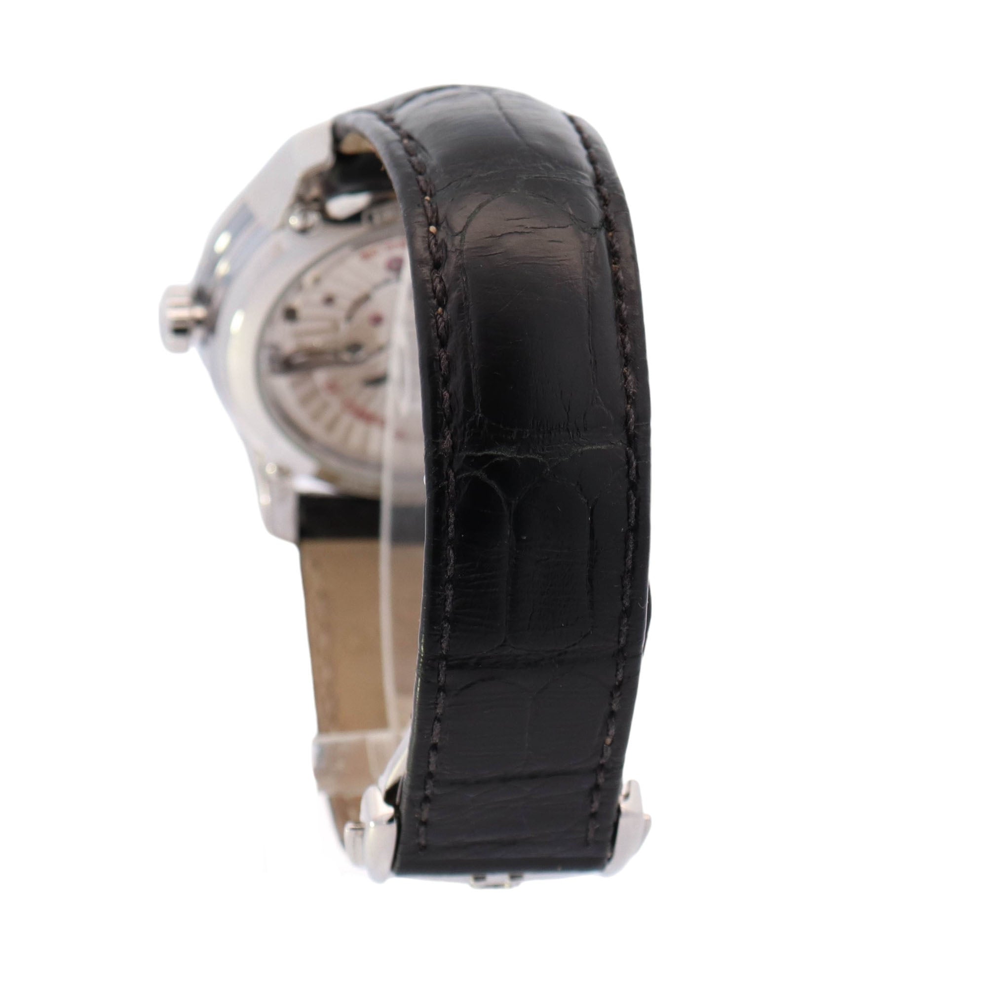 Omega De Ville Hour Vision Stainless Steel 41mm Silver Stick Dial Watch Ref# 431.33.41.21.02.001 - Happy Jewelers Fine Jewelry Lifetime Warranty