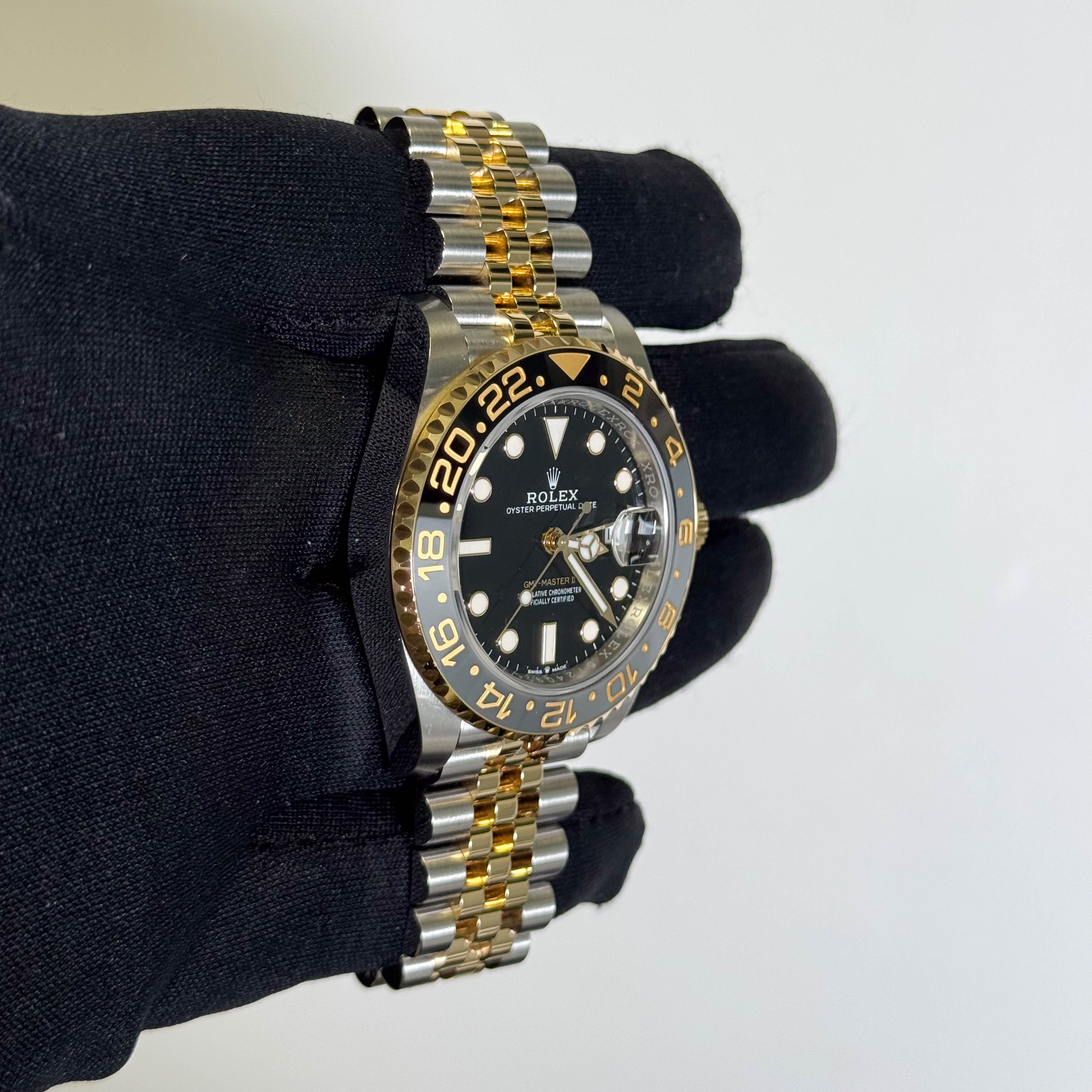 Rolex GMT-Master II Guinness 40mm Black Dial Watch Ref# 126713GRNR - Happy Jewelers Fine Jewelry Lifetime Warranty