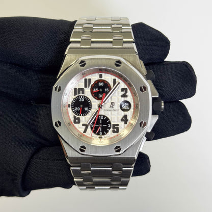 Audemars Piguet Royal Oak Offshore 42mm White Dial Watch Ref# 26170ST.OO.D101CR.02