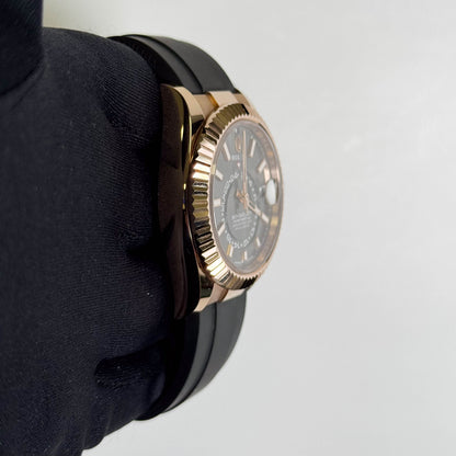 Rolex Sky-Dweller 42mm Rhodium Dial Watch Ref# 336235 - Happy Jewelers Fine Jewelry Lifetime Warranty