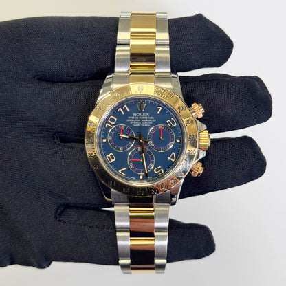 Rolex Daytona 40mm Racing Blue Dial Watch Ref# 116523