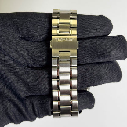 Tag Heuer Mens Carrera Day Date Stainless Steel 43mm Chronograph Dial Watch Ref# CV2A10 - Happy Jewelers Fine Jewelry Lifetime Warranty