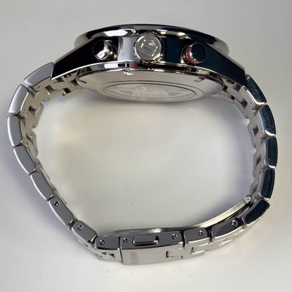 Tag Heuer Mens Carrera Day Date Stainless Steel 43mm Chronograph Dial Watch Ref# CV2A10 - Happy Jewelers Fine Jewelry Lifetime Warranty
