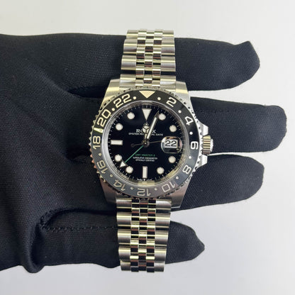 Rolex GMT-Master II "Bruce Wayne" 40mm Black Dial Watch Ref# 126710GRNR