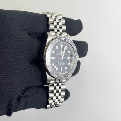 Rolex GMT-Master II "Bruce Wayne" 40mm Black Dial Watch Ref# 126710GRNR