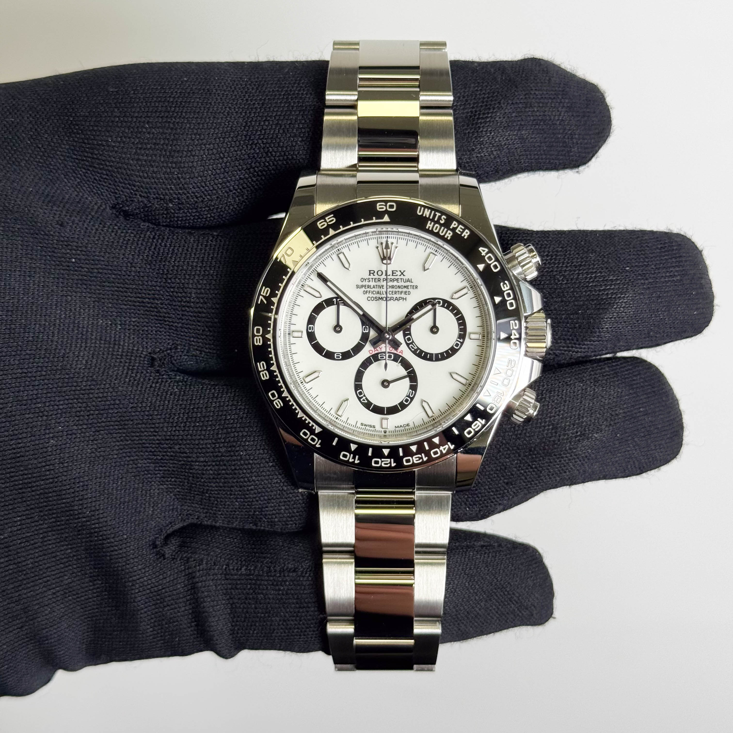 Rolex Daytona 40mm White Dial Watch Ref# 126500LN