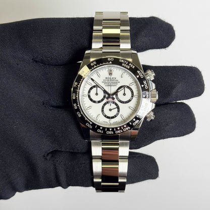 Rolex Daytona 40mm White Dial Watch Ref# 126500LN