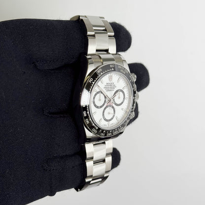 Rolex Daytona 40mm White Dial Watch Ref# 126500LN