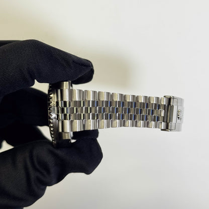 Rolex GMT Master II 40mm Black Dial Watch Ref# 126710GRNR