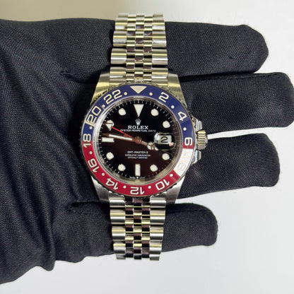Rolex GMT-Master II 40mm Black Dial Watch Ref# 126710BLRO - Happy Jewelers Fine Jewelry Lifetime Warranty