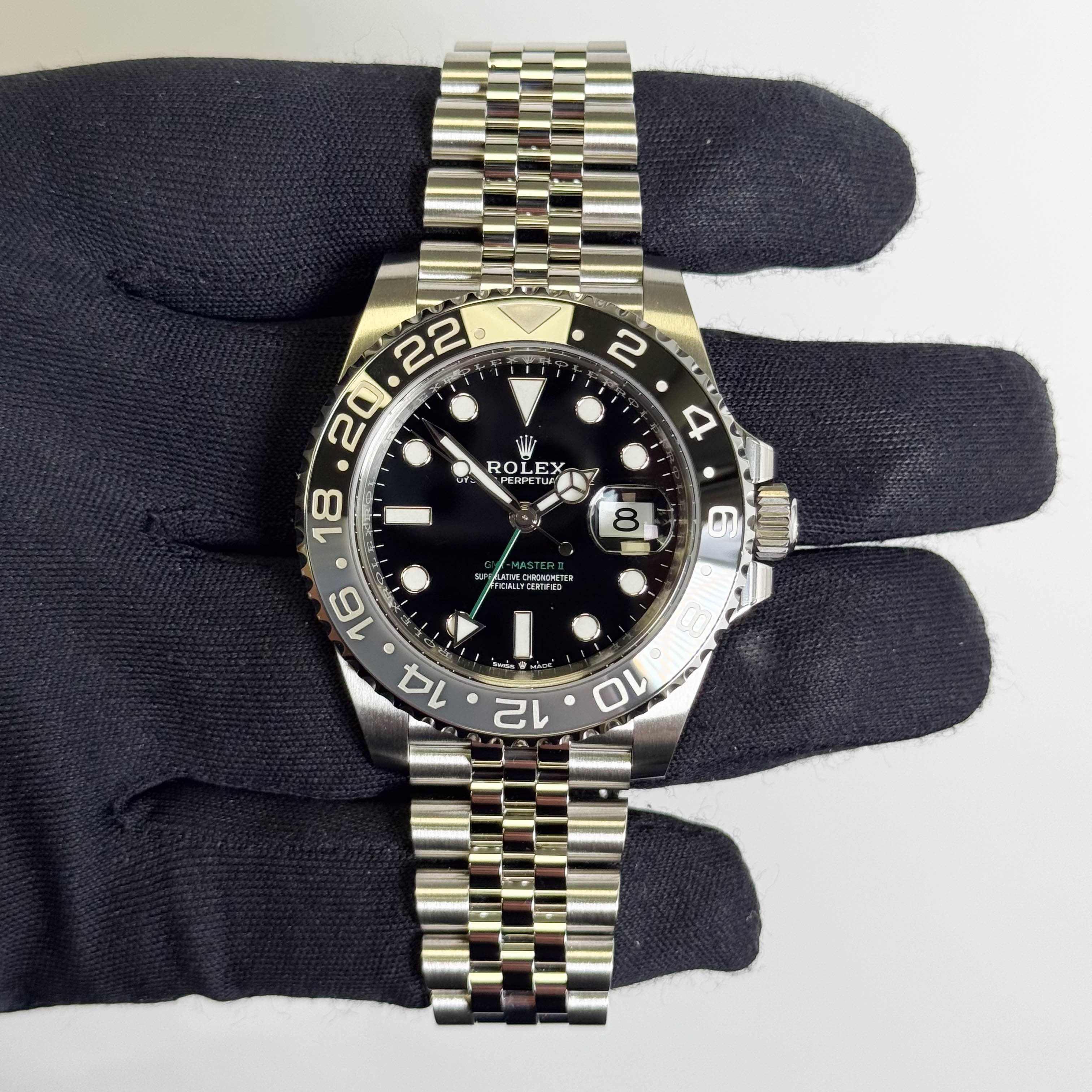 Rolex GMT-Master II 40mm Black Dial Watch Ref# 126710GRNR - Happy Jewelers Fine Jewelry Lifetime Warranty