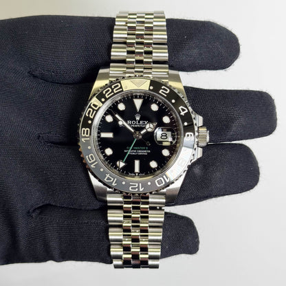 Rolex GMT-Master II 40mm Black Dial Watch Ref# 126710GRNR - Happy Jewelers Fine Jewelry Lifetime Warranty