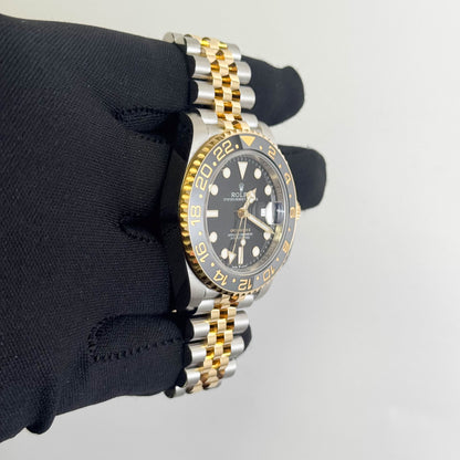 Rolex GMT-Master II 40mm Black Dial Watch Ref# 126713GRNR
