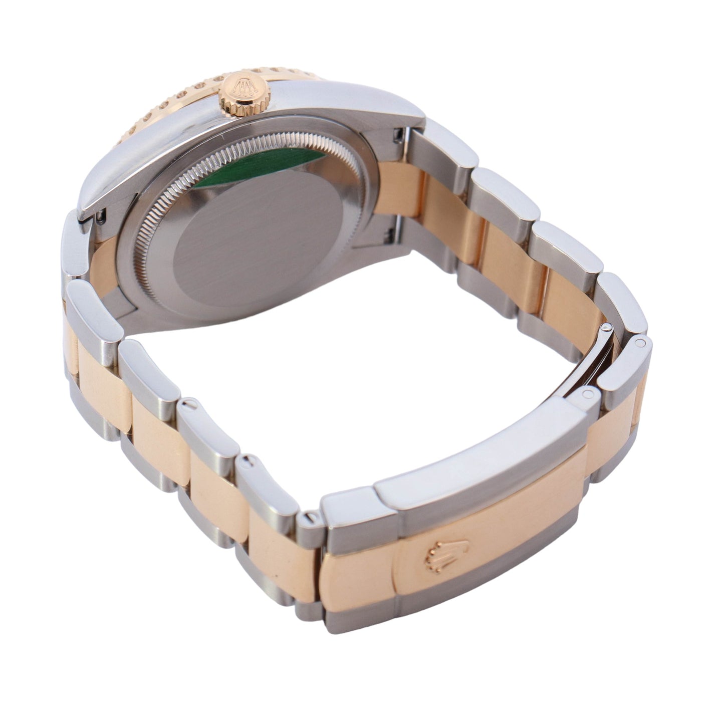 Rolex Datejust TT Stainless Steel & Yellow Gold 36mm Custom White Roman Dial Watch Reference #: 126233 - Happy Jewelers Fine Jewelry Lifetime Warranty