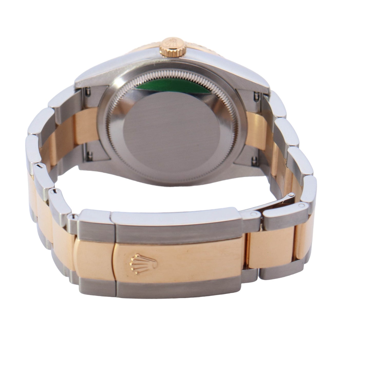 Rolex Datejust TT Stainless Steel & Yellow Gold 36mm Custom White Roman Dial Watch Reference #: 126233 - Happy Jewelers Fine Jewelry Lifetime Warranty
