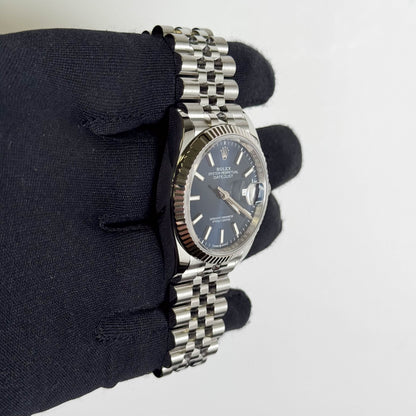 Rolex Datejust 36mm Blue Dial Watch Ref# 126234 - Happy Jewelers Fine Jewelry Lifetime Warranty
