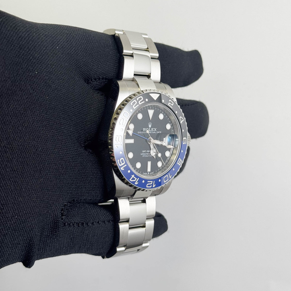 Rolex GMT-Master II "Batman" 40mm Black Dial Watch Ref# 126710BLN