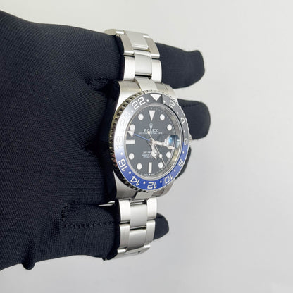 Rolex GMT-Master II "Batman" 40mm Black Dial Watch Ref# 126710BLN