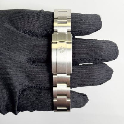Rolex Oyster Perpetual 34mm Lavender Dial Watch Ref# 124200